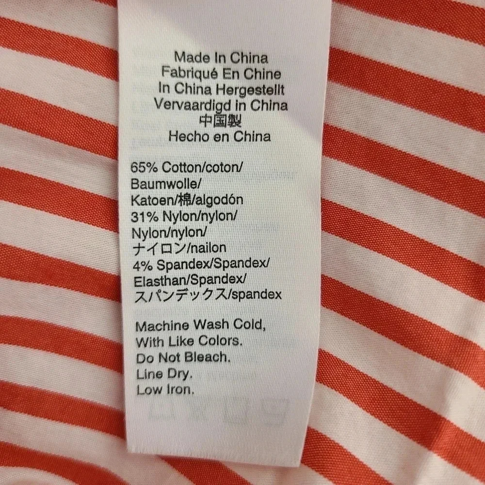 Universal Standard For J. Crew Striped Poplin Top XXS - Picture 7 of 9